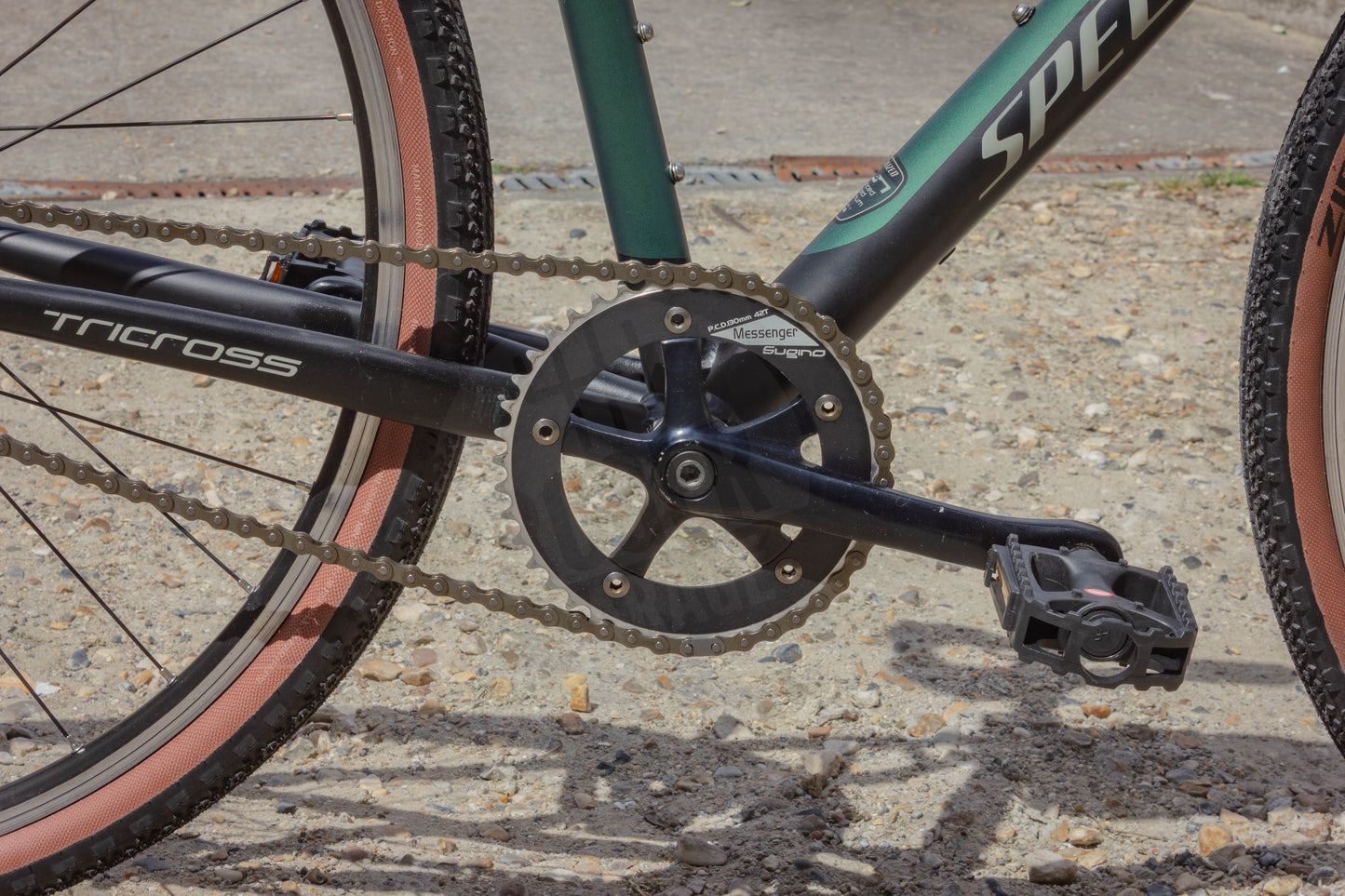 Specialized Tricross Gravel with Bag lightweight Singlespeed