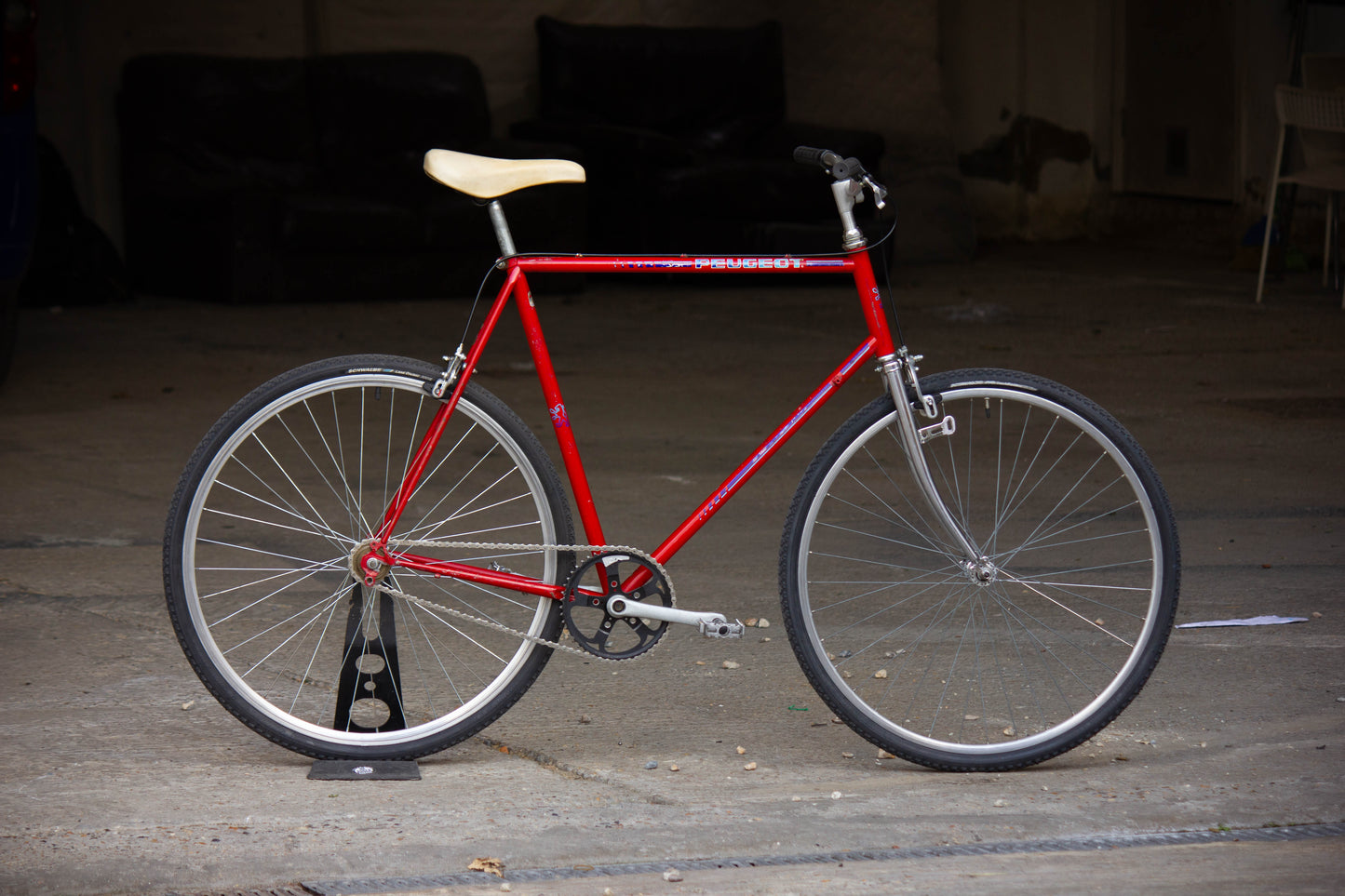 Peugeot Equipe Fixie RAT Urban Fixie custom build vintage bike
