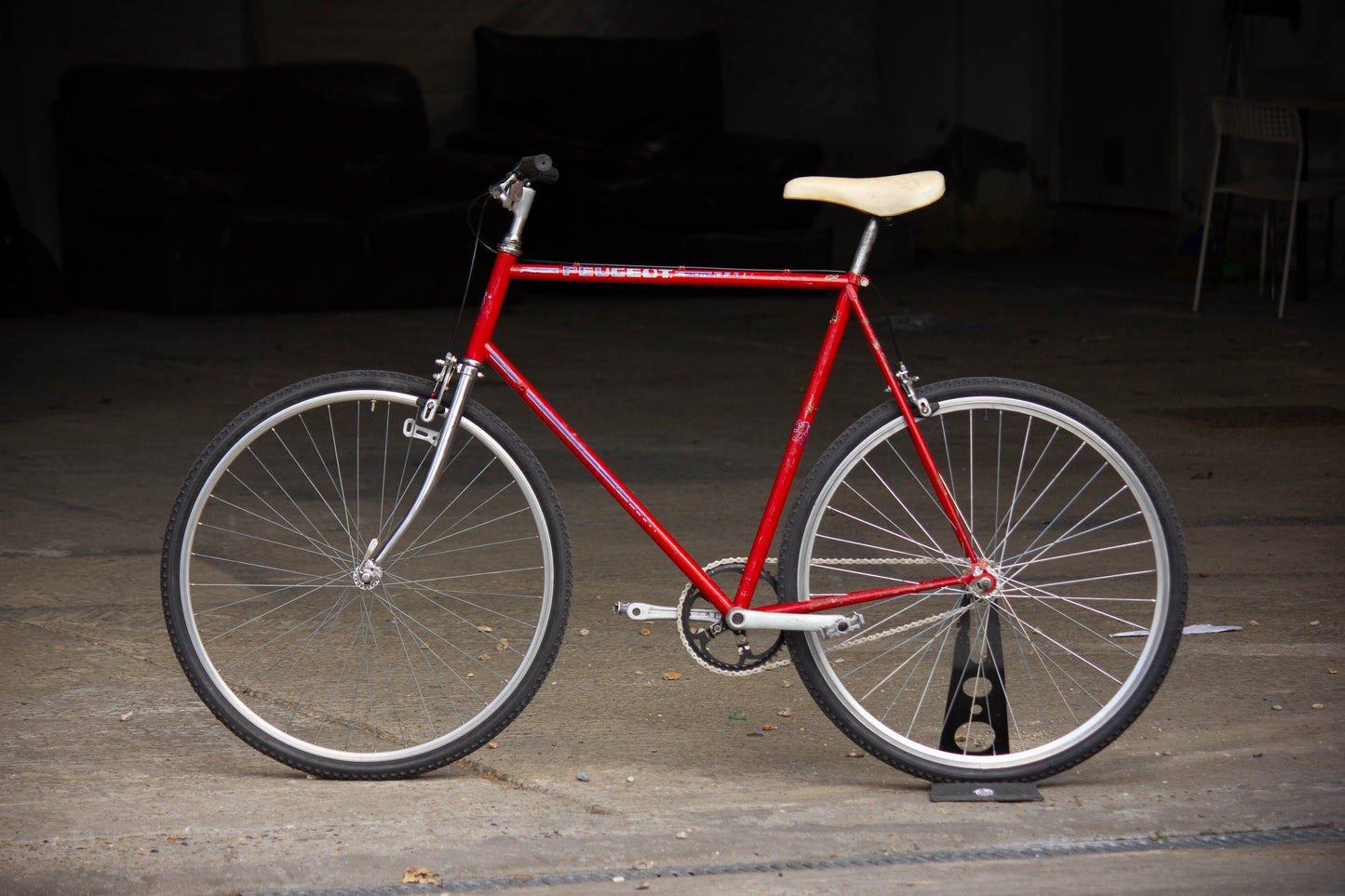 Peugeot Equipe Fixie RAT Urban Fixie custom build vintage bike