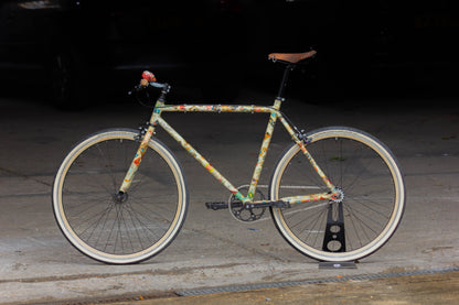 6KU Fixie POST OPERA 1of1 CUSTOM BUILD Stamps wooden