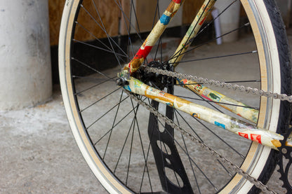 6KU Fixie POST OPERA 1of1 CUSTOM BUILD Stamps wooden