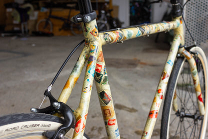 6KU Fixie POST OPERA 1of1 CUSTOM BUILD Stamps wooden