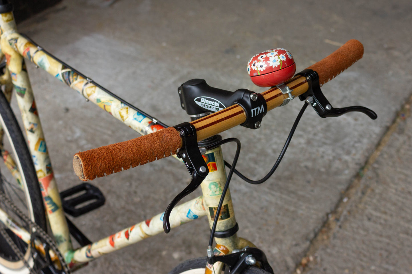 6KU Fixie POST OPERA 1of1 CUSTOM BUILD Stamps wooden