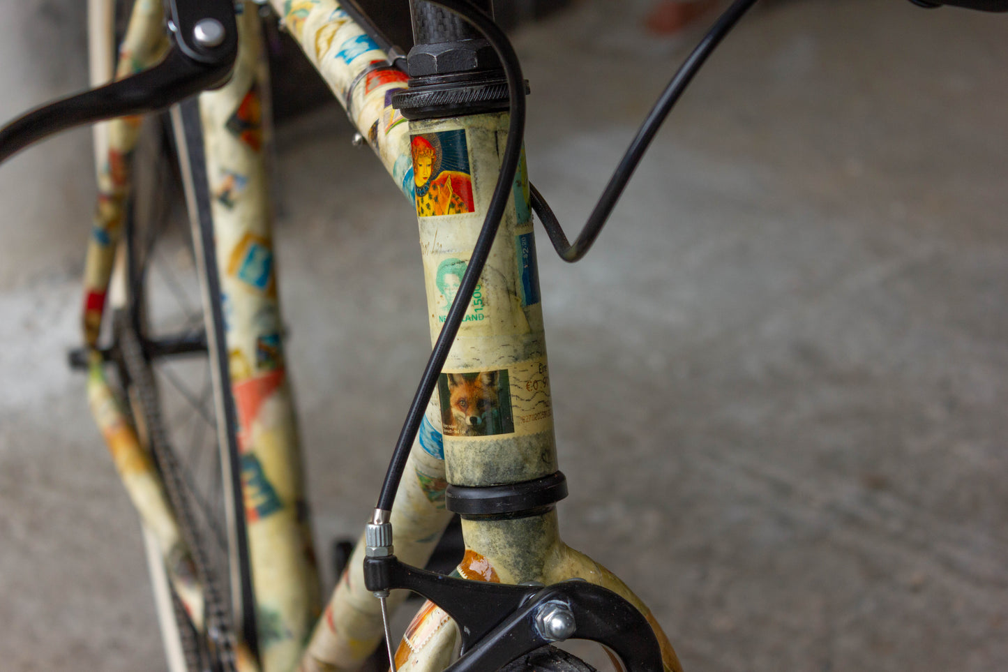 6KU Fixie POST OPERA 1of1 CUSTOM BUILD Stamps wooden