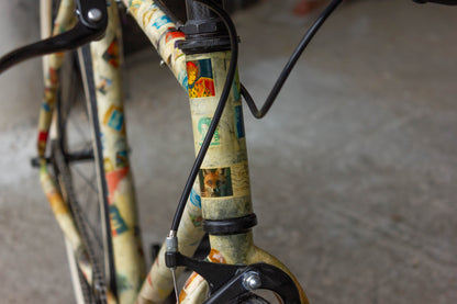 6KU Fixie POST OPERA 1of1 CUSTOM BUILD Stamps wooden