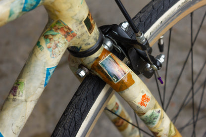 6KU Fixie POST OPERA 1of1 CUSTOM BUILD Stamps wooden