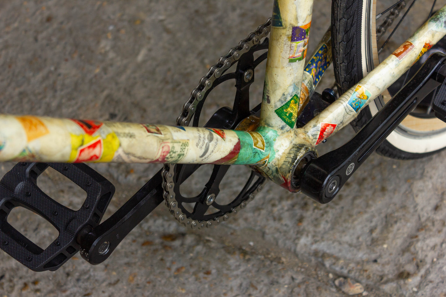 6KU Fixie POST OPERA 1of1 CUSTOM BUILD Stamps wooden