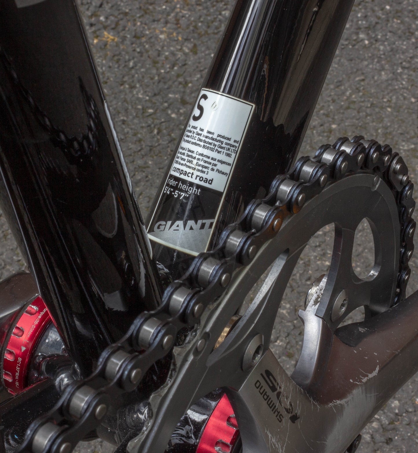 Giant Bowery "09 single speed road bike 8kg